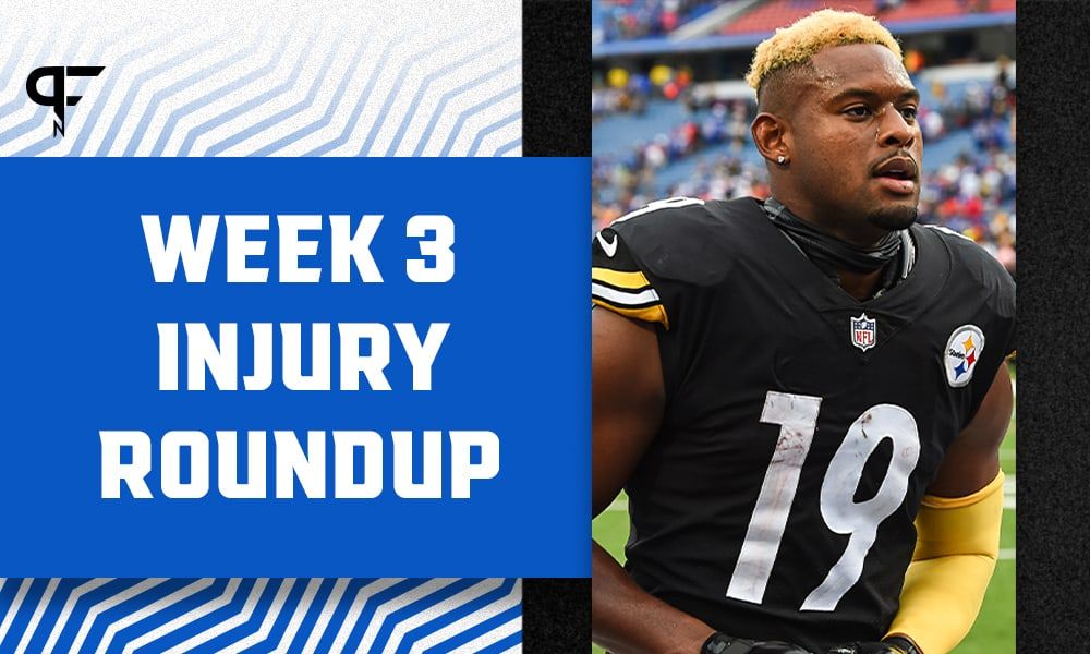 Week 3 Update NFL Week 3 Injury Updates: The latest on A.J. Brown, JuJu Smith ...