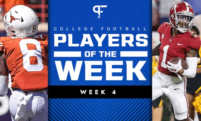 College Football Players of the Week: Xavier Worthy and Jameson Williams best of Week 4