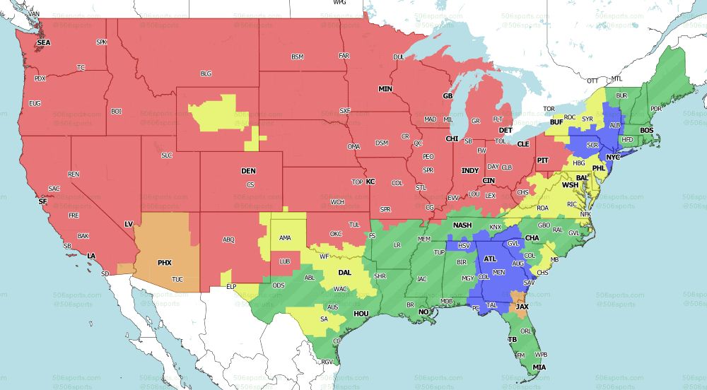 NFL Coverage Map Week 3: TV schedule for FOX, CBS broadcasts