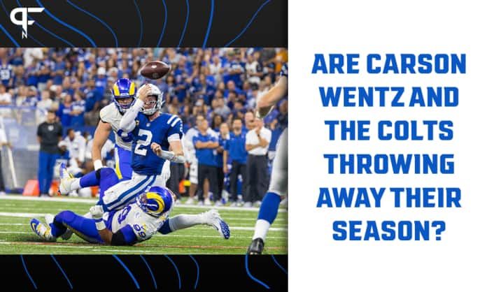 Are Carson Wentz and the Indianapolis Colts throwing away their season?