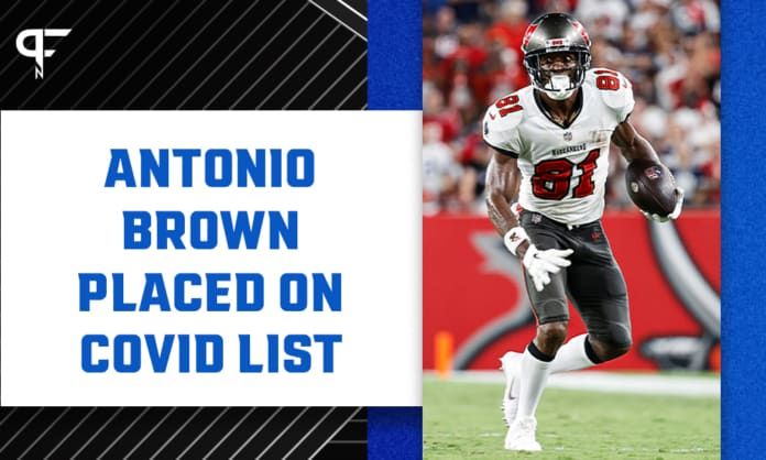 Antonio Brown goes on COVID-19 list, Buccaneers' WR depth vs. Rams underwhelming