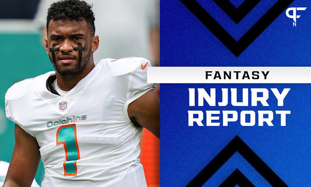 Fantasy Injury Report: Tua Tagovailoa, Josh Jacobs, Odell Beckham Jr. injury updates
