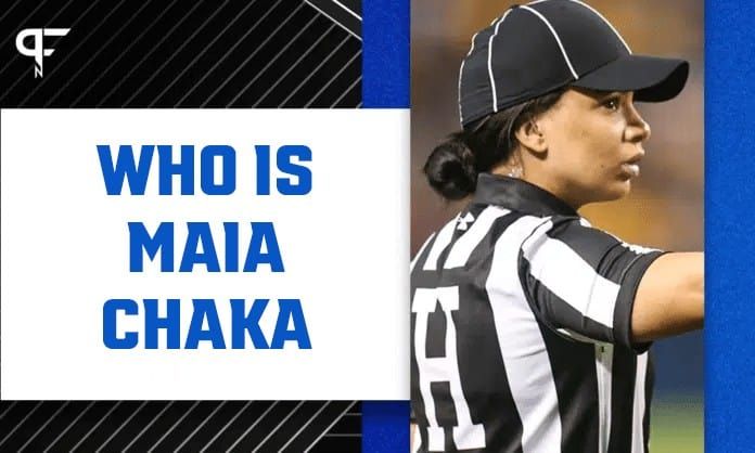 Who is Maia Chaka? The NFL's first Black female referee