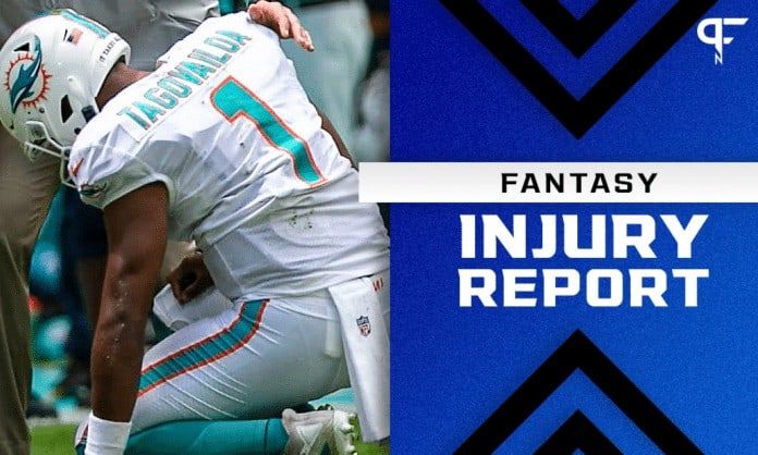 Fantasy Injury Report: Tua Tagovailoa, Dalvin Cook, Diontae Johnson injury updates