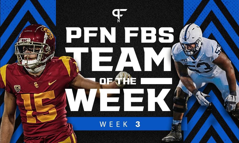 College Football Week 3: Team of the Week honors | PFSN