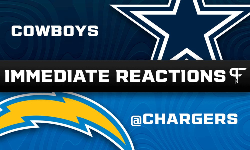 Cowboys vs. Chargers Highlights, Final Score: (insert)