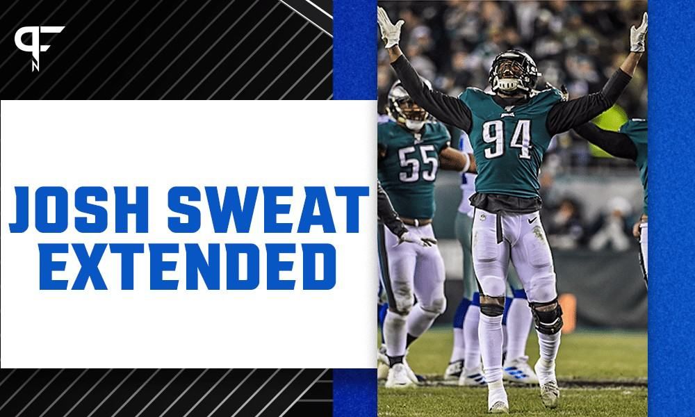 Eagles DE Josh Sweat signs three-year extension