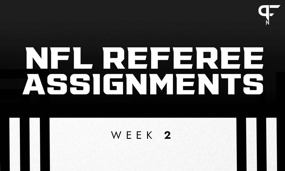 Week 2 NFL Referee Assignments: Refs assigned for each game this week