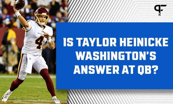 Taylor Heinicke: 5 throws answering whether he's Washington's long-term answer at quarterback