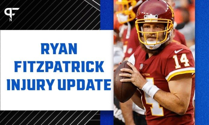 How long is Ryan Fitzpatrick out? Injury timeline, return date, updates on Washington QB