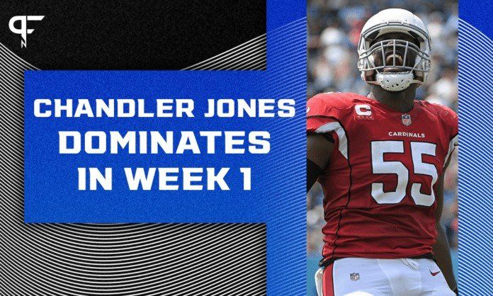 Chandler Jones records 5 sacks for Cardinals defense in Week 1 win vs. Chargers