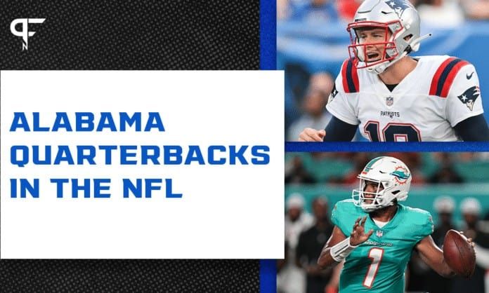 Alabama quarterbacks in the NFL headlined by Jalen Hurts, Tua Tagovailoa, and Mac Jones in Week 1