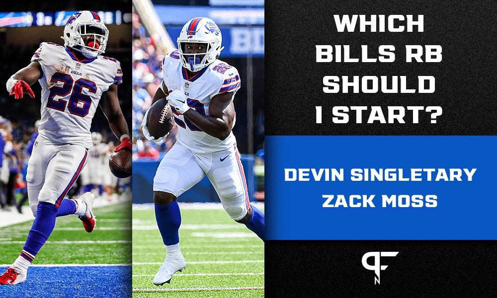Devin Singletary or Zack Moss: Which Bills RB should I start?