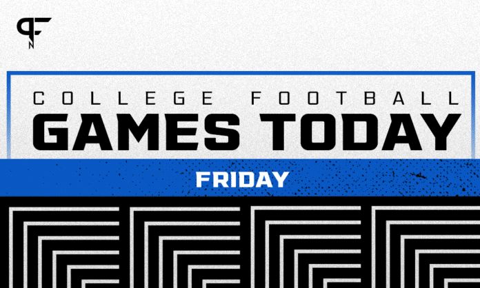 Time, channels for college football games on TV today