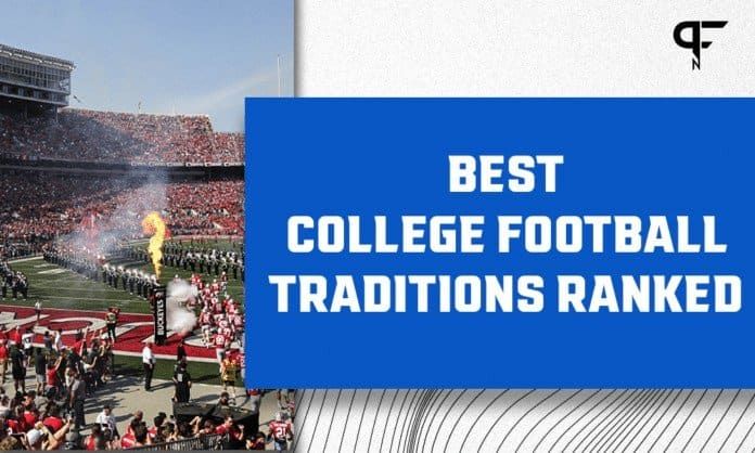 Best college football traditions ranked from The Wave to Jump Around