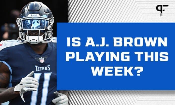 Is A.J. Brown playing this week? Status in question after missing practice Wednesday