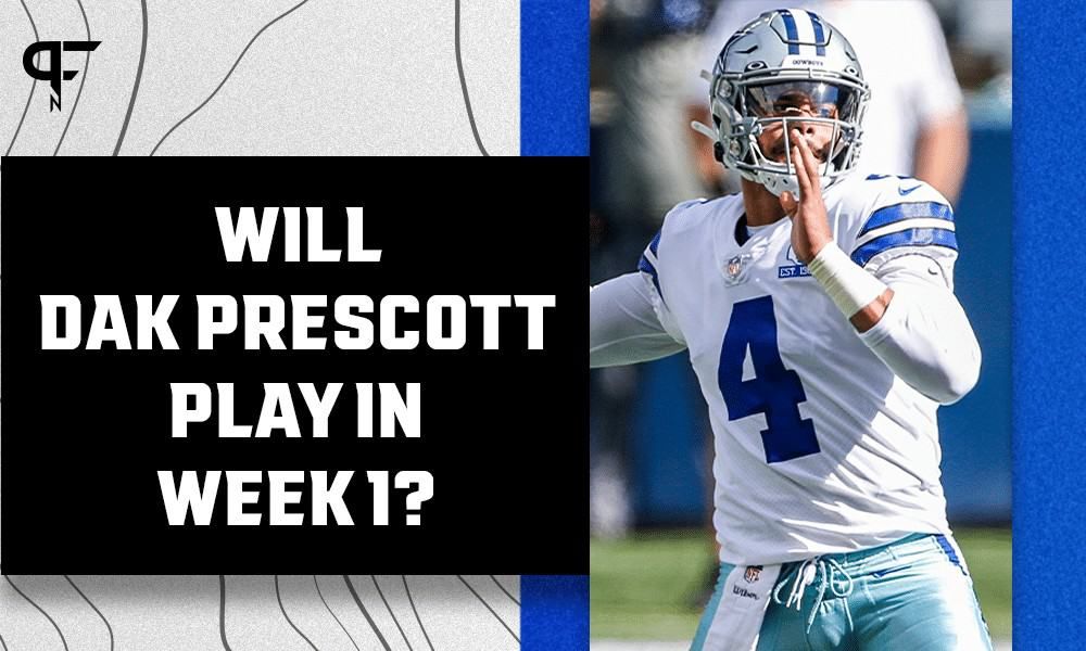 Will Dak Prescott play in Week 1 vs. Tampa Bay? Fantasy impact and outlook for TNF