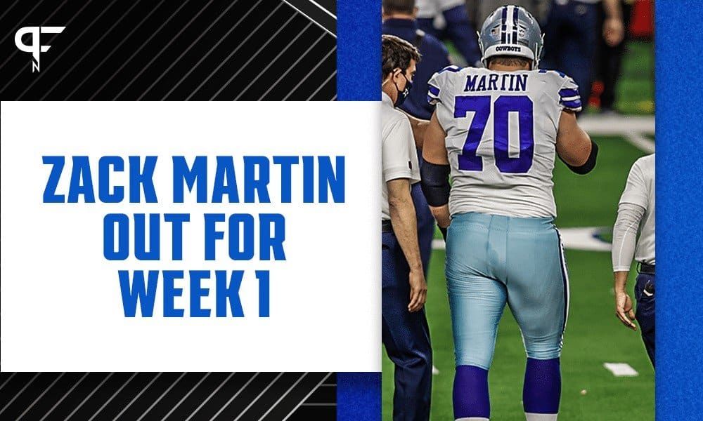 With Zack Martin (COVID-19) lost for Buccaneers game, where does that leave the Dallas Cowboys' offense?