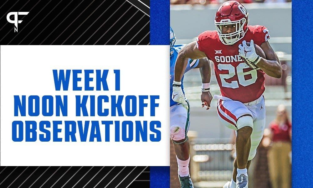 Week 1 College Football: Kennedy Brooks and Ellis Brooks impress during noon slate