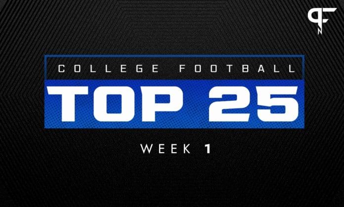 Week 1 Top 25 College Football Rankings: Alabama, Clemson remain the teams to beat