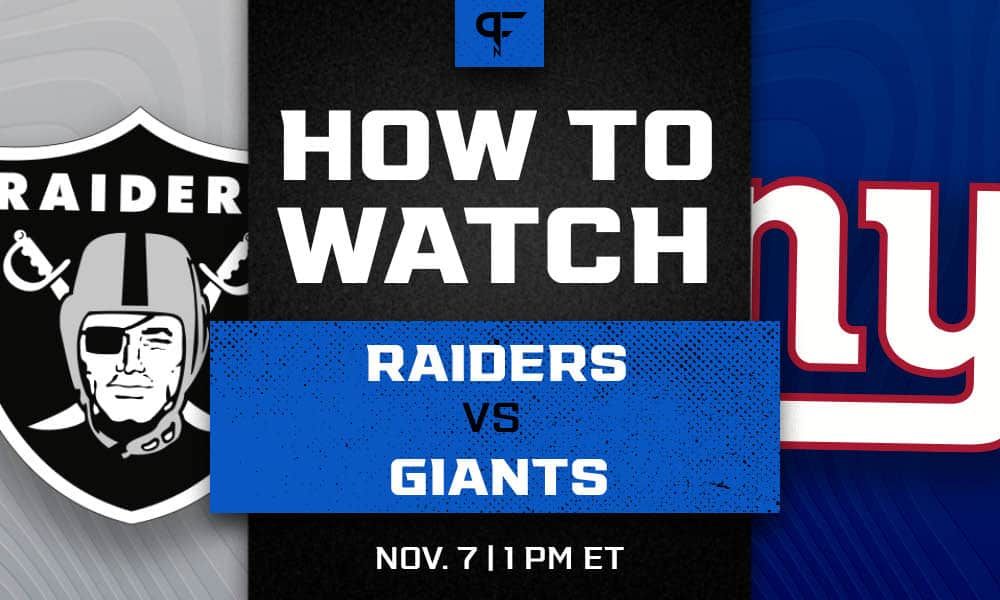 Raiders vs. Giants prediction, pick, odds, and how to watch the Week 9 game