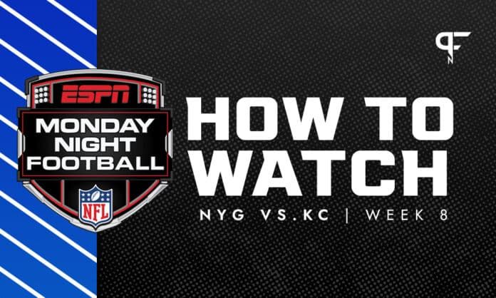 What channel is the Giants vs. Chiefs Monday Night Football game on tonight?