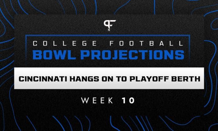 College Football Bowl Projections Week 10: Cincinnati hangs on to playoff berth