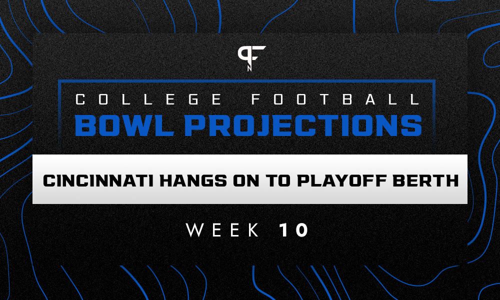 College Football Bowl Projections Week 10: Cincinnati hangs on to playoff berth