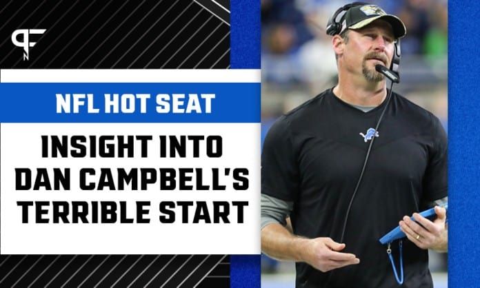 NFL Hot Seat: Mixed messages, 'sea of trash' makes Dan Campbell a one-and-done candidate