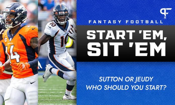 Courtland Sutton and Jerry Jeudy: Can you start both Denver WRs in fantasy for Week 8?