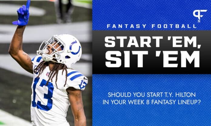 T.Y. Hilton Fantasy Outlook: Be wary of the Colts WR in Week 8