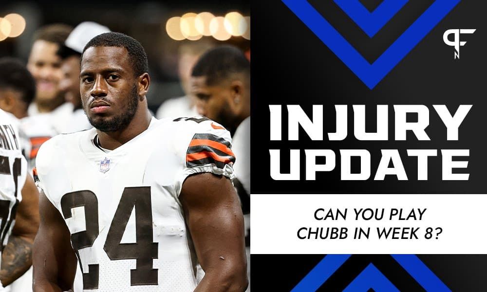 Nick Chubb Injury Update: Should you start him in Week 8?