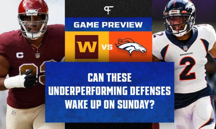 Washington Football Team vs. Denver Broncos: Matchups, prediction for disappointing defenses