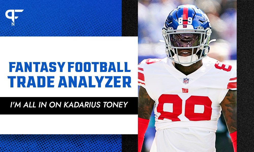 NFL Fantasy Trade Analyzer: I'm all in on Kadarius Toney