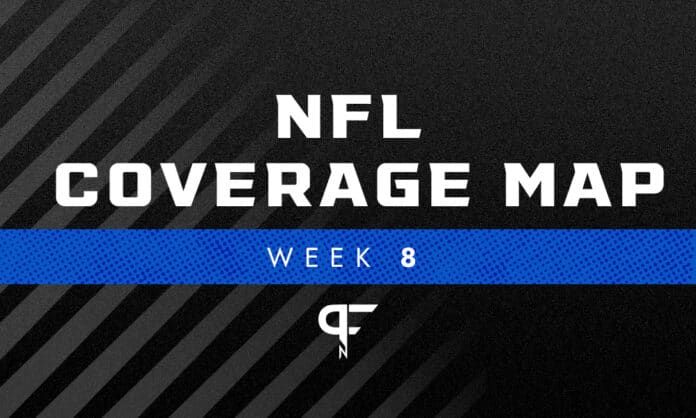 NFL Coverage Map Week 8: TV schedule for FOX, CBS broadcasts