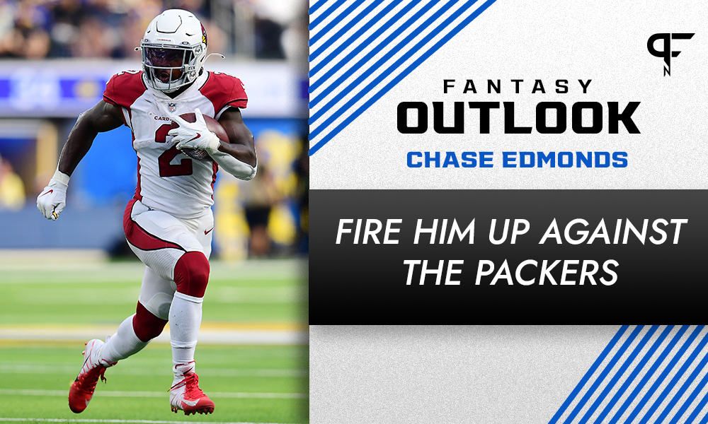 Chase Edmonds Fantasy Outlook: Fire him up against the Packers