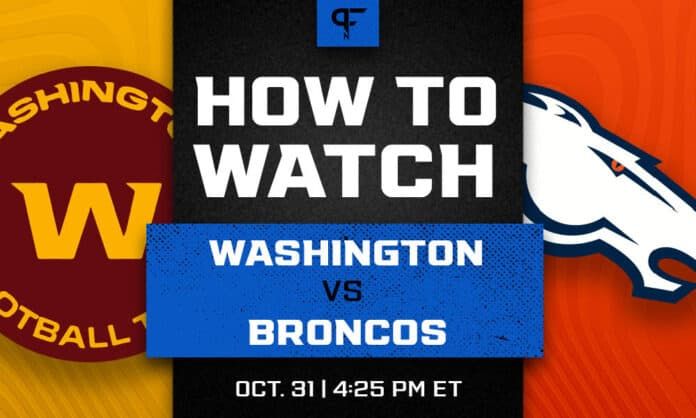 Washington vs. Broncos prediction, pick, odds, and how to watch the Week 8 game