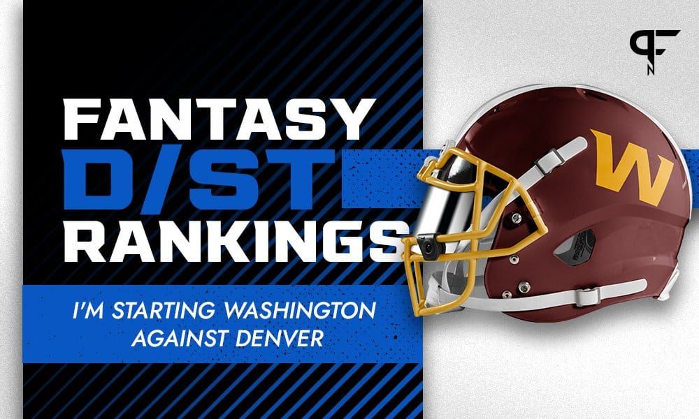 D/ST Rankings and Streamers Week 8: I'm starting WAS against DEN