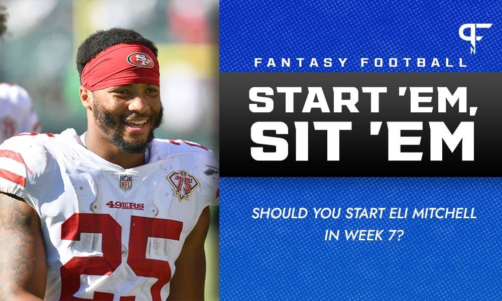 Elijah Mitchell Fantasy Outlook Week 7: Which Mitchell will we get?