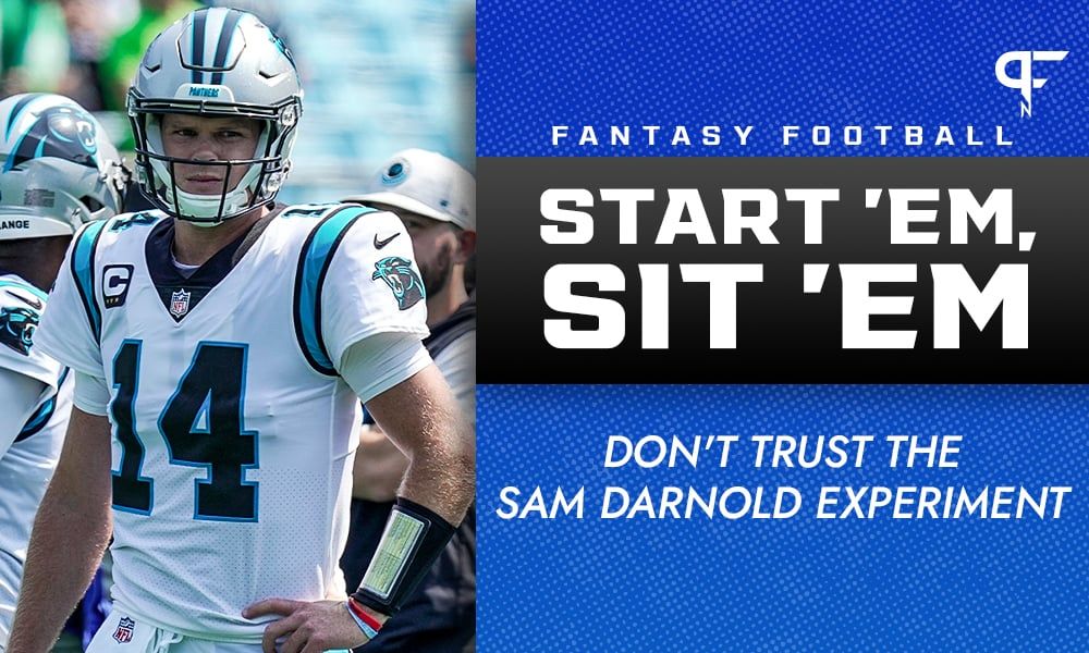 NFL Start 'Em, Sit 'Em Week 7: The Sam Darnold experiment is over