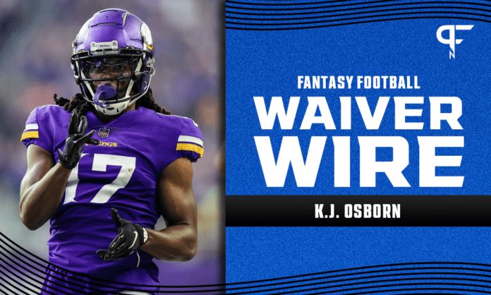 K.J. Osborn Waiver Wire Week 7: Fantasy outlook for Vikings WR