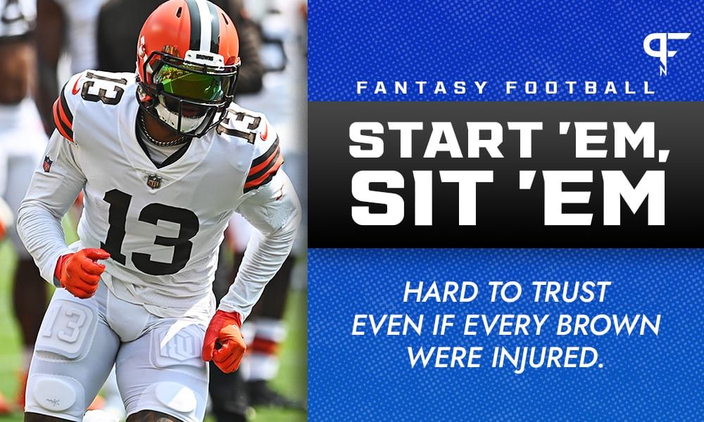 Odell Beckham Jr. Start/Sit Week 7: Hard to trust even if every Brown were injured