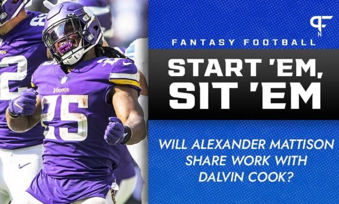 Alexander Mattison Start/Sit Week 6: Will he share work with Dalvin Cook?