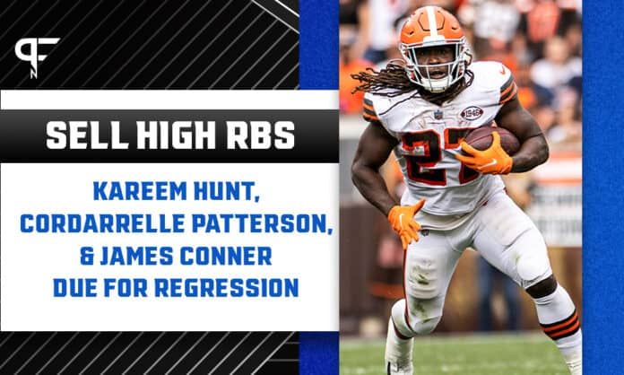 Week 6 Sell High RBs: Kareem Hunt, Cordarrelle Patterson, and James Conner due for regression