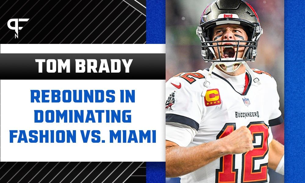 Tom Brady rebounds in dominating fashion vs. Miami in Week 5