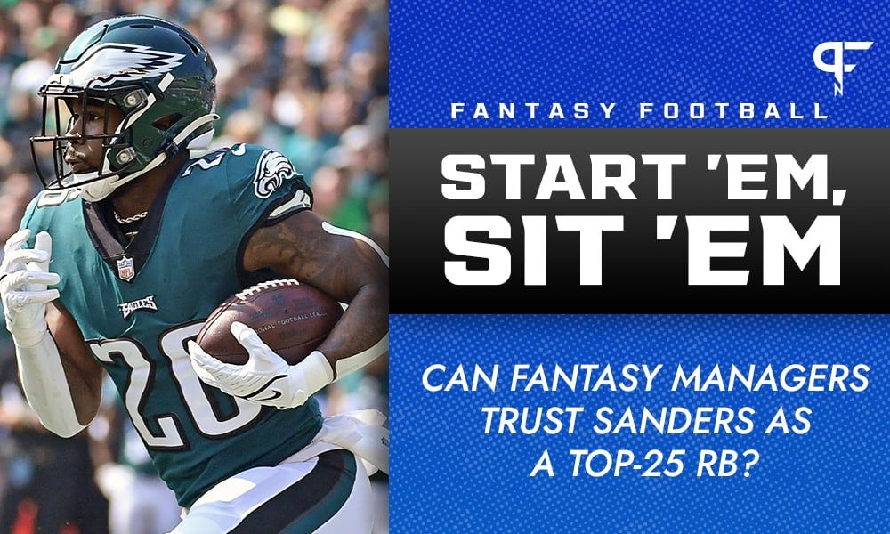 Miles Sanders Start/Sit Week 6: Can fantasy managers trust Sanders as a top-25 RB?