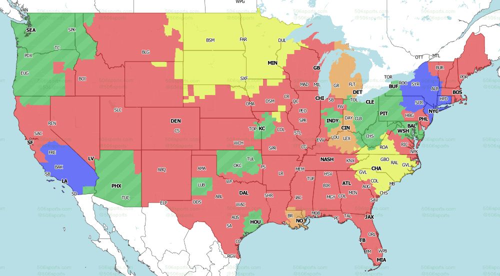 FOX single coverage for Week 6