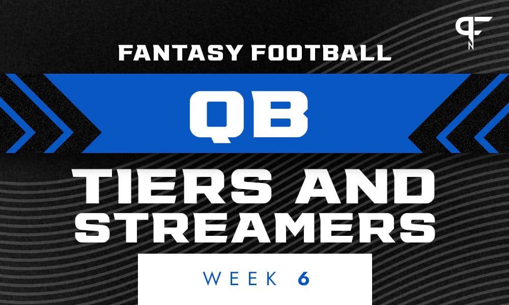 Week 6 QB Rankings and Streamers: Can you trust Justin Fields this week?