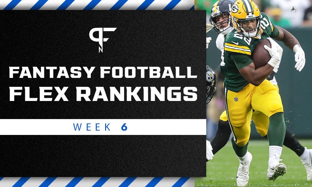 Week 6 Flex Rankings: Zach Pascal, AJ Dillon just inside the top 100