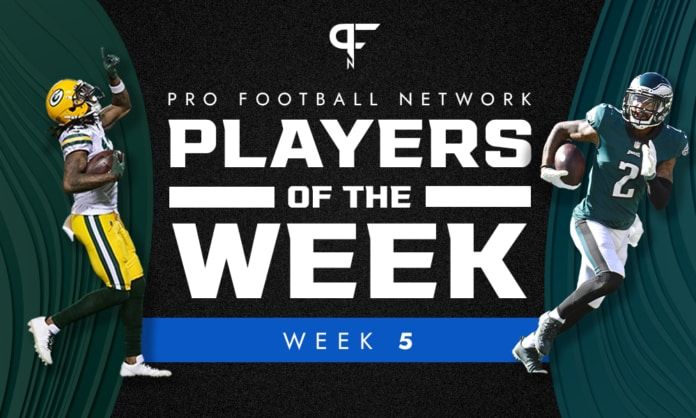 Week 5 NFL Player of the Week: Herbert outduels, Adams sets career highs, and Darius slays Sam Darnold